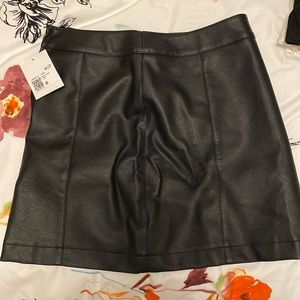 Forever 21 Faux Leather Mini Skirt